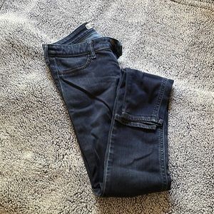 3L Hollister dark wash jeggings